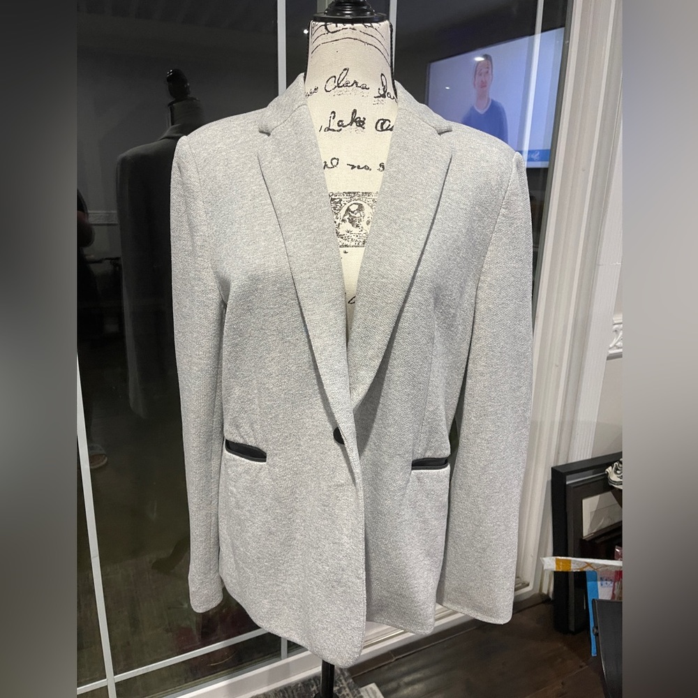 PHILOSOPHY Light gray blazer size XL